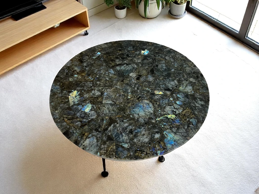 Pietradura Rectangular Dining Table with Adorable Marble Finish